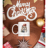 魅惑の冬のフクロウカスタム、 ジャンボコーヒーマグカップ