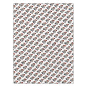 魅惑の冬のフクロウカスタム、 テーブルクロス (正面)