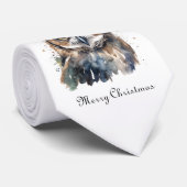 魅惑の冬のフクロウカスタム、 ネクタイ (ロール)