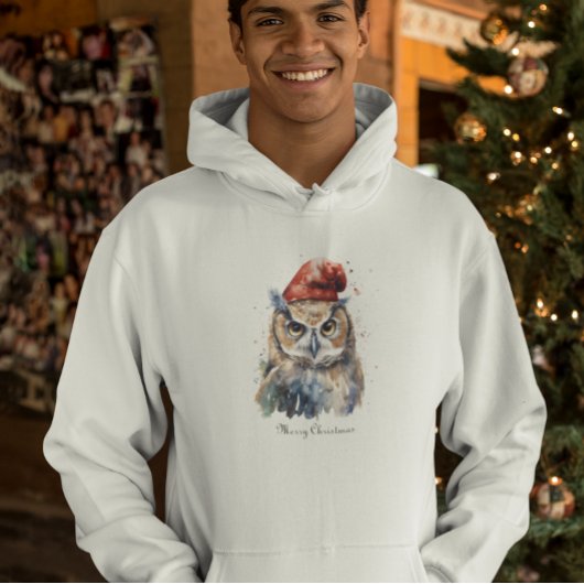 魅惑の冬のフクロウカスタム、 パーカ