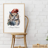 魅惑の冬のフクロウカスタム、 ポスター