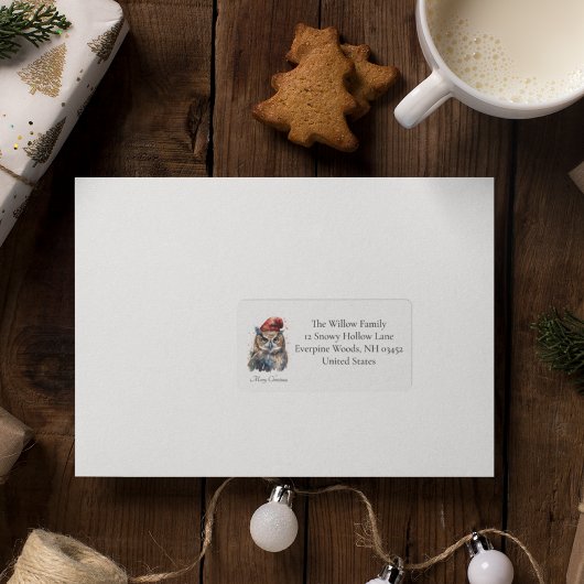 魅惑の冬のフクロウカスタム、 ラベル