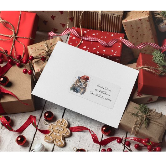 魅惑の冬のフクロウカスタム、 ラベル