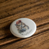 魅惑の冬のフクロウカスタム、 缶バッジ