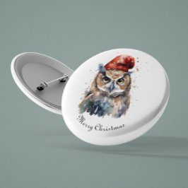 魅惑の冬のフクロウカスタム、 缶バッジ