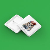 魅惑の冬のフクロウカスタム、 缶バッジ