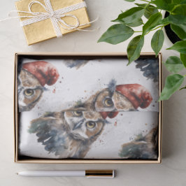 魅惑の冬のフクロウカスタム、 薄葉紙