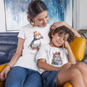 魅惑の冬のフクロウカスタム、 Tシャツ