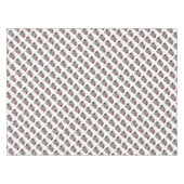 魅惑の冬のフクロウ テーブルクロス (正面(横))