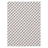 魅惑の冬のフクロウ テーブルクロス (正面)