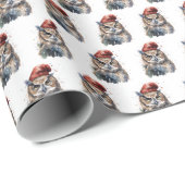 魅惑の冬のフクロウ ラッピングペーパー (ロールコーナー)