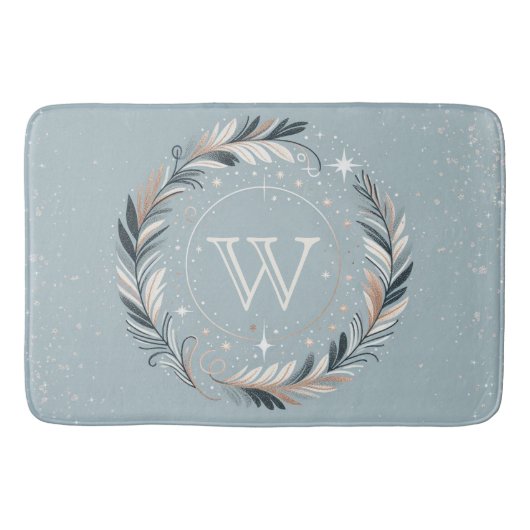 魅惑の冬リース バスマット (正面)