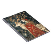 魅惑の冬：乙女とシカ ノートブック (右側)