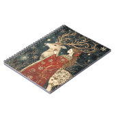 魅惑の冬：乙女とシカ ノートブック (左側)