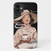"魅惑の味 - コーヒーの儀式 iPhone 11 カバー (裏面)