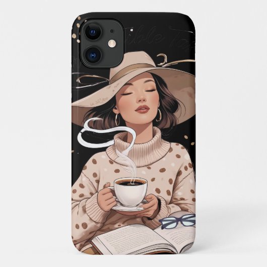 "魅惑の味 - コーヒーの儀式 iPhone 11 カバー (裏面)