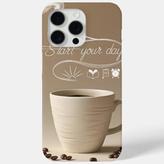 魅惑の味 – シックなコーヒーの儀式コレクション Case-Mate iPhoneケース (裏面)