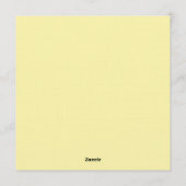 魅惑の土地のホリデー 招待状 (裏面)