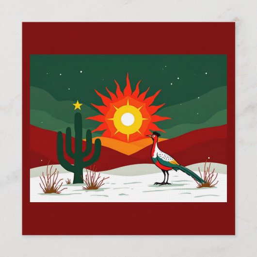 魅惑の地のホリデー 招待状 (正面)