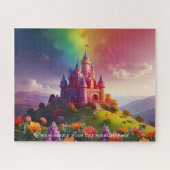 魅惑の城を丘に ジグソーパズル (横)