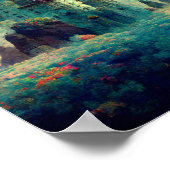 魅惑の城ファンタジーアートポスター ポスター (角)