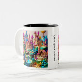 『魅惑の城』 ツートーンマグカップ (正面左)