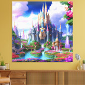 魅惑の城：美しいとの地 キャンバスプリント (インサイチュ (リビング))