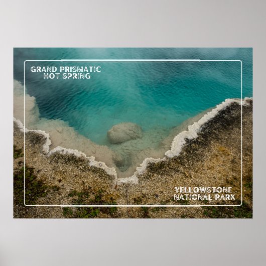 魅惑の壮大なプリズムイエローストーン ポスター (正面)