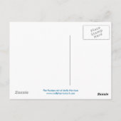 魅惑の夕暮れ妖精のドラゴンポストカード ポストカード (裏面)