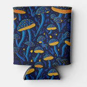 魅惑の夜景：生物発光キノコ 缶クーラー (正面)