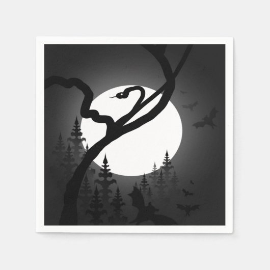 魅惑の夜 スタンダードカクテルナプキン (正面)