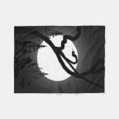 魅惑の夜 フリースブランケット (正面(横))