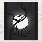 魅惑の夜 ワインラベル (シングルラベル)