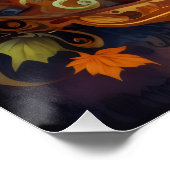 魅惑の夜：猫とカボチャ ポスター (コーナー)