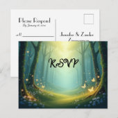 魅惑の太陽に照らされた輝くグローブ インビテーションポストカード (正面/裏面)