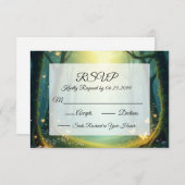 魅惑の太陽に照らされた輝くグローブ 出欠カード (正面/裏面)