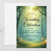 魅惑の太陽に照らされた輝くグローブ 招待状 (正面/裏面)