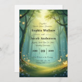 魅惑の太陽に照らされた輝くグローブ 招待状 (正面/裏面)