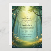 魅惑の太陽に照らされた輝くグローブ 招待状 (正面/裏面)