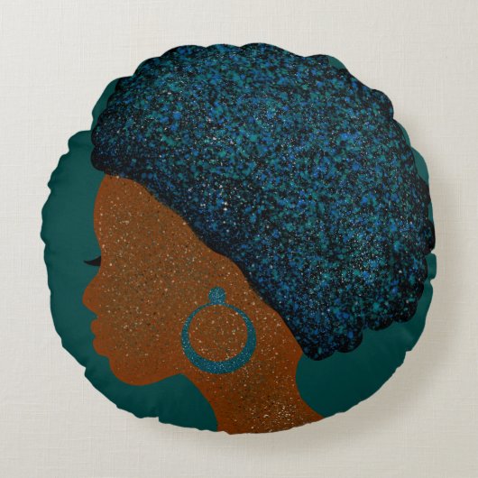 魅惑の女神 ラウンドクッション (正面)