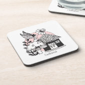 魅惑の妖精と妖精の家 コースター (左側)