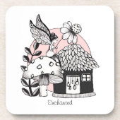 魅惑の妖精と妖精の家 コースター (正面)