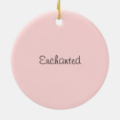 魅惑の妖精と妖精の家 セラミックオーナメント (裏面)