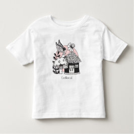 魅惑の妖精と妖精の家 トドラーTシャツ
