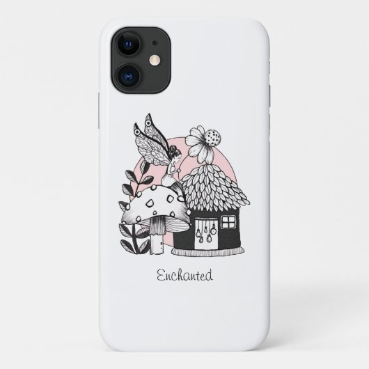 魅惑の妖精と妖精の家 Case-Mate iPhoneケース (裏面)