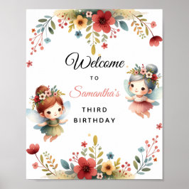 魅惑の妖精のガーデンガールバースデーパーティーへようこそ ポスター