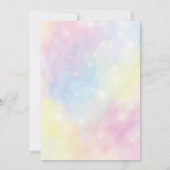 魅惑の妖精のガーデンガールバースデーパーティー 招待状 (裏面)