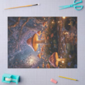 魅惑の妖精のキノコ 薄葉紙 (クラフト)