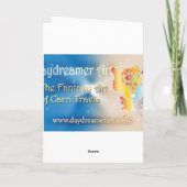 魅惑の妖精のグリーティングカー空白のド(内部) シーズンカード (裏面)