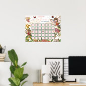 魅惑の妖精の不思議なレディバグ出産予想日ゲーム ポスター (ホームオフィス)